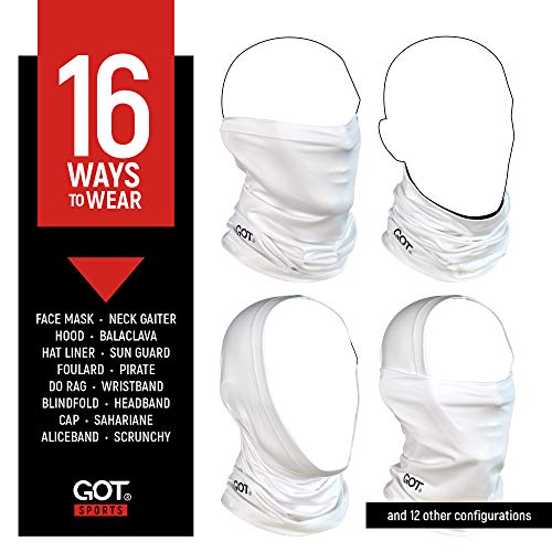 UPF 50+ Fishing Neck Gaiter - UV Face Mask Sun Protection for Men Women | Moisture-Wicking, Quick-Drying, Built-in SPF, UVA/UVB Blocking, Hunting Camo Design, Versatile Headwear - color: Frost
