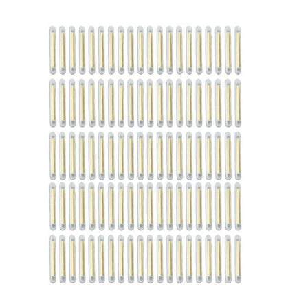 Jowxsx 100 Pcs 3mm Fishing Float Light Stick Fluorescent Lightstick Fluorescent Dark Glow Sticks Fishing Float Accessories Corks, Floats Terminal Tackle Accessories, Fishing Corks, Floats and Bobbers