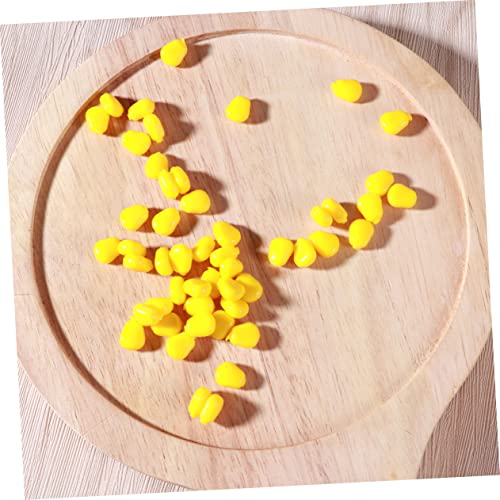 Happyyami 50pcs Artificial Corn Bream Lures Realistic Simulation Floating Baits Carp Fishing Bait Sweet Corn Taste