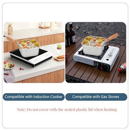 Stainless Steel Deep Fryer, Square Frying Pot with Basket and Lid Portable Deep Frying Pan with Handle Oil Strainer Pot Multifunctional Deep Fryer for Frying Fish Chicken and Fries