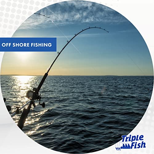 Triple Fish 100% Fluorocarbon Fishing Leader - Clear Invisible Strong and Heavy Duty Highly Abrasion Resistant, Fast Sinking Freshwater & Saltwater - style: 60 Lb, 25 Yd Bracelet