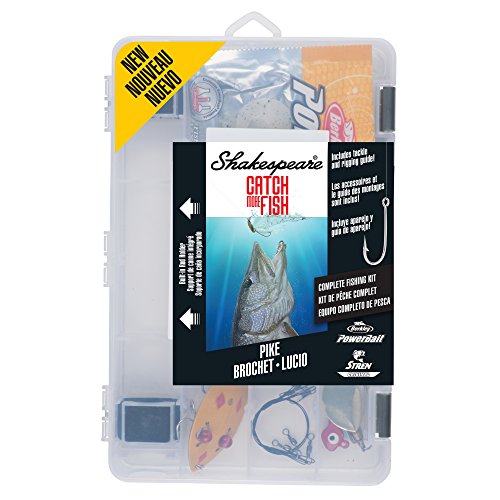 Shakespeare Catch More Fish Spinning Reel and Fishing Rod Combo with Kit - color: Pike, style: Old Model