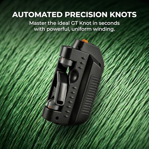 Automatic Fishing Knot Tying Tool，fg Knot Tying Tool，Fly Fishing Knot Tying Tools，Easy Cast Knot Tier for Tying Fishing Knots on Fishing Lines, Hooks and Lures, Angler Essential - color: USB Version - Blue