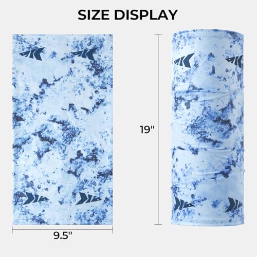 KastKing Sol Armis Neck Gaiter - UPF 50 Face Mask - UV Sun Protection Mask for Men & Women, Fishing, Hiking - color: D: Boulder Bay, size: One Size