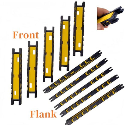 5PCS Fishing Hook Holder Fishing Leader Line Board for Storing Fishing Line Rigs Foam Board Organizer with Tackle Box