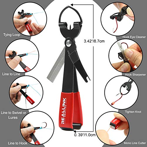 Fly Fishing Tools Kit and Accessories Combo Kits, Fishing Quick Nail Knot Tying Tool, Hook Remover Forceps and Pliers, Stainless Steel Salmon and Trout Multiple Fishing Set Gear Tool Assortment - style: 9 in 1 Combo