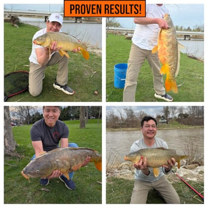 HungryFish Groundbait Fishing Chum Mix – Natural Fishing Bait for Carp, Catfish, Bluegill & Crappie – Strong Scent Trail, Fast Attraction, Safe for Lakes, Ponds & Rivers 2 lb