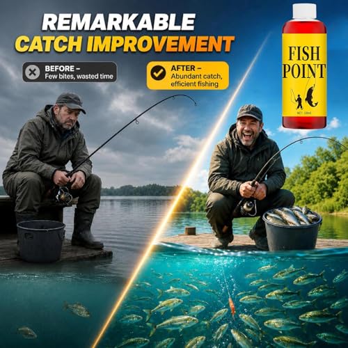 Fish Attractant 100ml Concentrated – Lightweight Versatile Portable Fast Acting Bass Scent, Crucian Carp Grass, Tilapia Outdoor Lake Reservoir River | Multipurpose Outdoor Indoor Utility