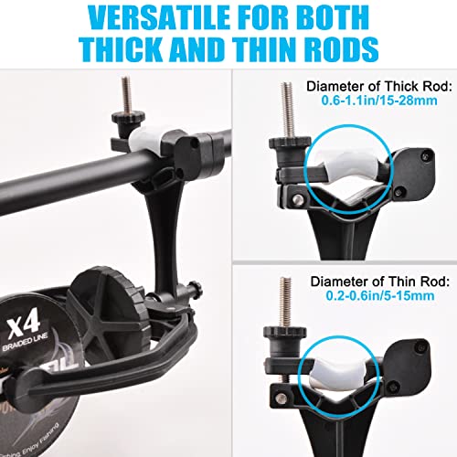 OROOTL Fishing Line Spooler Machine, Portable Fishing Reel Spooler Spooling Station Winder Spooler Braid Line Spooling Tool Men Women Gift