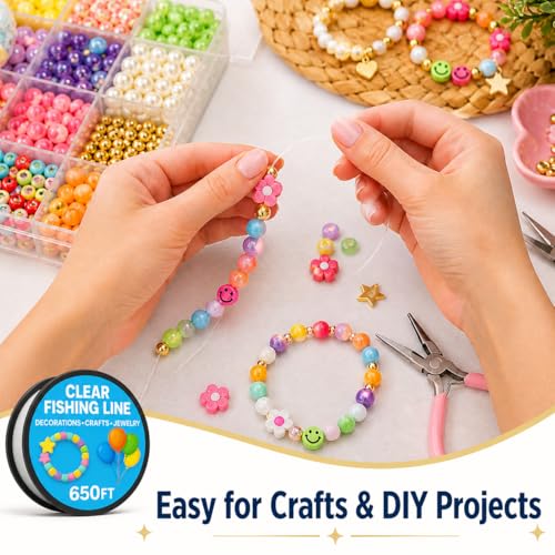 Clear Fishing Line for Decorations - Crafts - Jewelry