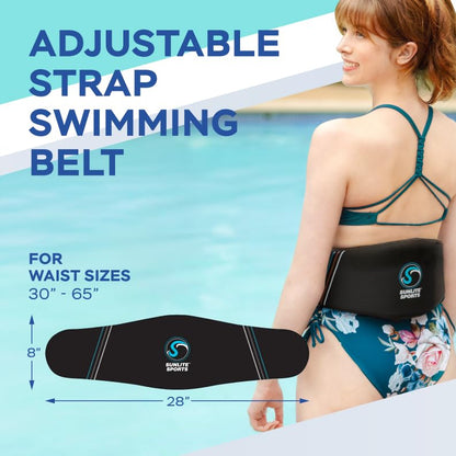 Sunlite Sports AquaFitness Deluxe Flotation Swimming Belt - Water Aerobics Equipment for Pool, Low-Impact Workout - size: X-Large