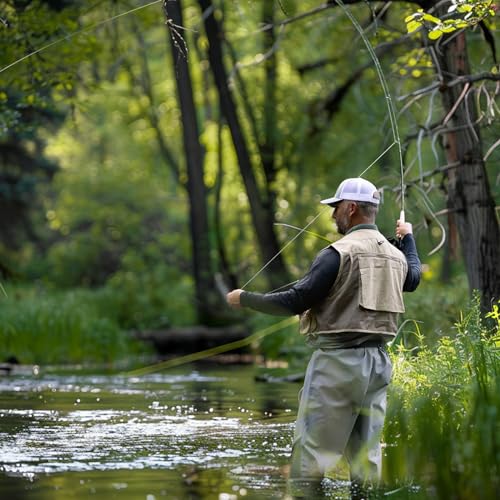 SF Fly Fishing Rod Combo Starter Kit Semi Gloss Green Jade Finish 24T Carbon Fiber Trout Travel Fly Rod with Reel,Fly Rod case,Fly Box , Flies,Tapered Leader,Knot Tying Tools - color: Emerald Green Fly Rod Combo 5wt, size: 9', 5wt, 4sec, M.F