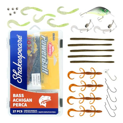 Shakespeare Catch More Fish Fishing Tackle Kit - color: Bass, style: New Model
