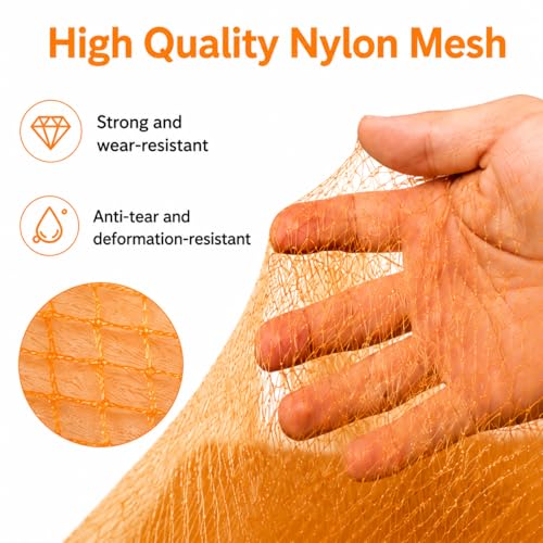 Nylon Multfilament Cast Net, 4FT/8FT/10FT/12FT American Style Hand Throwing Fishing Net with Zinc Plated Weights for Saltwater and Freshwater - color: yellow-4ft