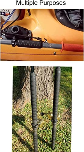30 mm 35mm 40mm X-Tube Heat Shrink Sleeve Wrap Tubing for Fishing Rod Grips with Non Slip Waterproof and Insulation Lengths Durable Repair 39Inch(1M) - color: 35MM Black