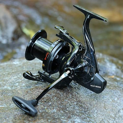Sougayilang Saltwater Spinning Reel – Up to 38LBs Max Drag Big Game Fishing Reel, Graphite Frame Surf Fishing Reels, 4.6:1 Gear Ratio Heavy Long Casting Inshore Offshore Saltwater Reel - color: MLS12000