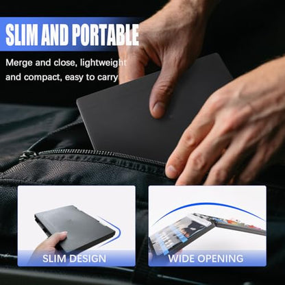 Small Fishing Tackle Box Organizer Waterproof Fish Baits Storage Case Double-Sided Fly Lures Holder with Transparent Plate Portable Outdoor Fishing Accessories