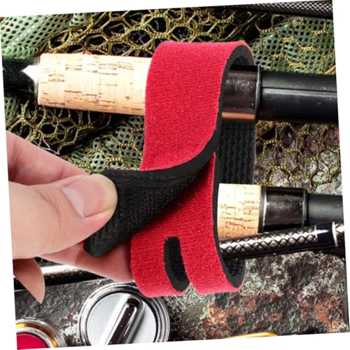 Happyyami Fishing Rod Grip Strap Non-Slip Sweat-Absorbent Adjustable Fishing Pole Bands for Kayak and Boat for Anglers