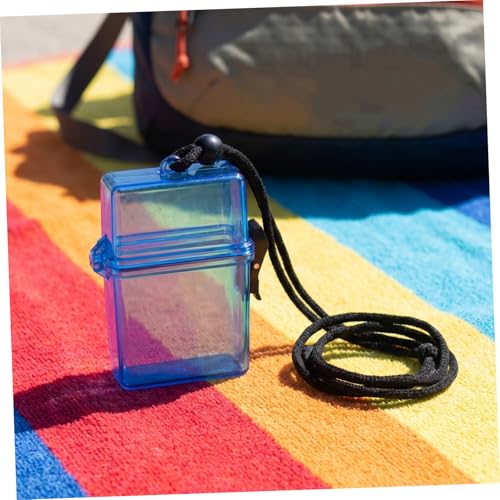 UPKOCH Portable Waterproof Dry Box for Diving and Outdoor Fishing, Plastic Sealed Storage Case with Rope and Latch, Secure Attachment and Rapid Single Hand Access for Keys and Id Cards