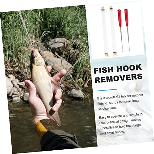 2pcs Stainless Steel Blind Decoupler Lure Retriever Fishhook Remover Tool Ice Fishing Easy to Use for Outdoor Fishing