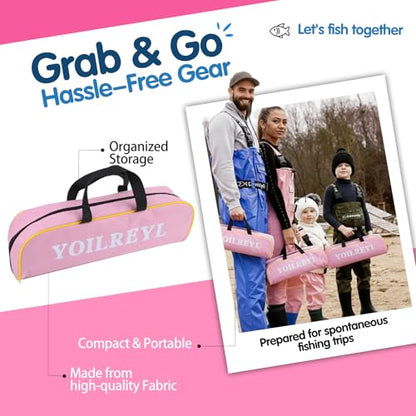 Collapsible Telescopic Fishing Rod and Reel Combo Push Button Small Fishing Pole Kit Beginner Youth Boys Fishing Starter Set Tackle - color: Camo Pink, size: 4.92FT