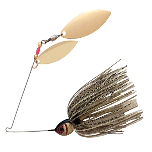 Booyah Blade Spinner-Bait Bass Fishing Lure - color: Gold Shiner, style: Tandem (1/2 Oz)