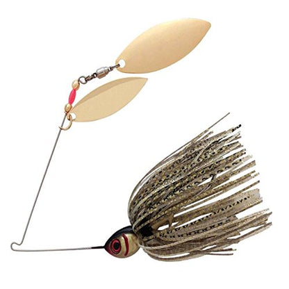 Booyah Blade Spinner-Bait Bass Fishing Lure - color: Gold Shiner, style: Tandem (1/2 Oz)