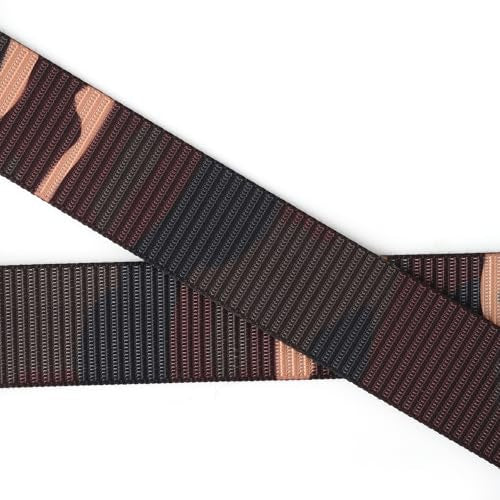 Mile High Life | Nylon Web Belt | Outdoor Military Belt | TSA Safe Buckle Plastic/Metal - color: Camo Brown