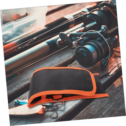 Yardwe Fishing Tackle Bag Bait Bag Storage Pockets Oxford Fabric Lure Binder for Hooks Baits Gear Organizer for Outdoor Activities