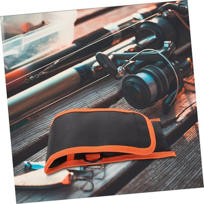 Yardwe Fishing Tackle Bag Bait Bag Storage Pockets Oxford Fabric Lure Binder for Hooks Baits Gear Organizer for Outdoor Activities