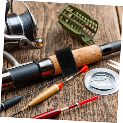 5pcs Fishing Pole Bands Quick Secure DIY Fit Rod Straps for Anglers Fishing Rod Accessories