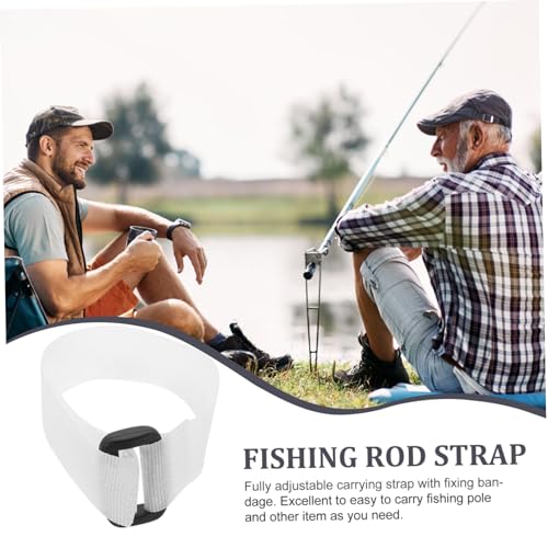 30pcs Fishing Rod Bands Tie Straps Fishing Pole Sleeves Rod Strap Belt