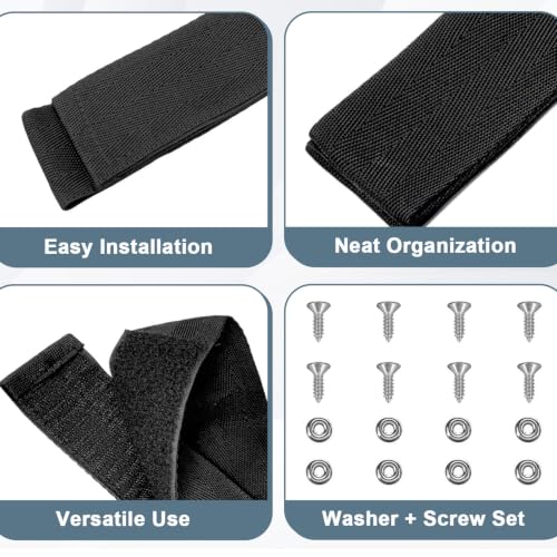 Fishing Rod Strap Rod Tie Down Boat Deck Fishing Pole Storage 10 In 6.5 In | Fishing Pole Straps for Boat Deck 2 Kit