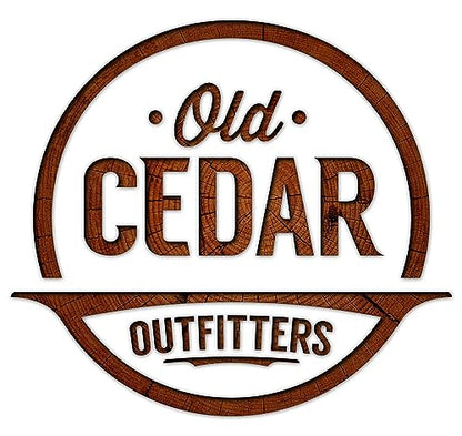Old Cedar Outfitters Modular Wall Rack for Fishing Rod Storage, Holds up to 8 Fishing Rods - color: Hardwood