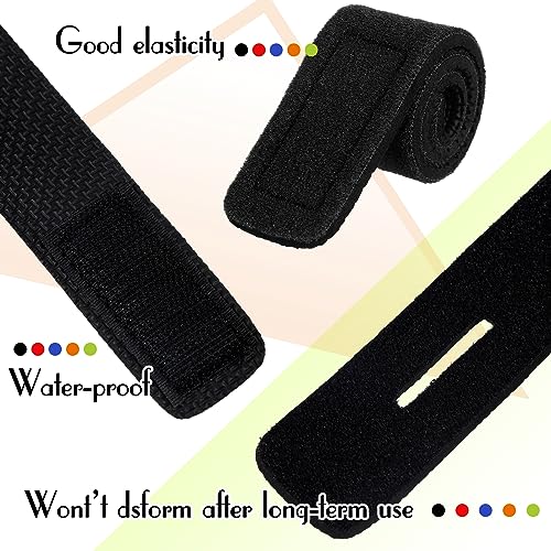 Wettarn 30 Pcs Fishing Pole Straps Fishing Rod Wrap Elastic Pole Carrier Rod Ties Stretchy Holder for Gear and Equipment Casting Rods Holder Strap Belt - style: Multicolor