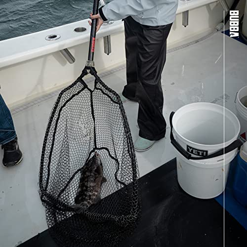 BUBBA Landing Nets with Corrosion Resistant Construction, Non-Slip Grip Handle and Carbon Fiber Shafts for Fishing, Angling, Boating and Outdoors - style: 24 Inch