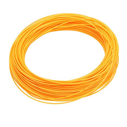 AnglerDream WF Fly Fishing Line Kit 1 2 3 4 5 6 7 8 9WT Fly Fishing Line Leader Braided Backing Fish Line - color: Orange, size: WF 6F Fly Line Combo