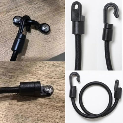 5Pcs Rod Tamer Strap Holder Deck Mount Connector Mount Rod Strap Rod Hold Down Strap for Boat Kayak Fishing - size: 18 Inch