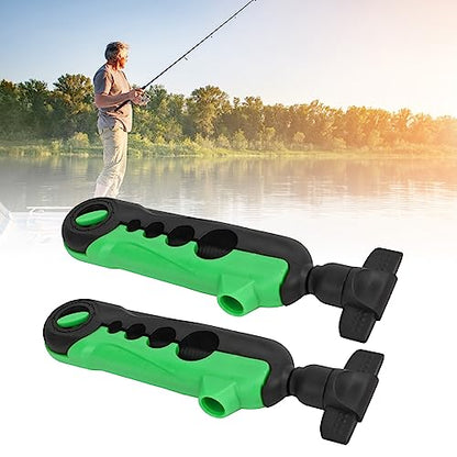 Tyenaza 2PCS Mini Line Spooler, Portable Adjustable Fishing Line Spooler Fishing Line Winder Machine Mini Bobbin Reel Accessories - color: Black Green