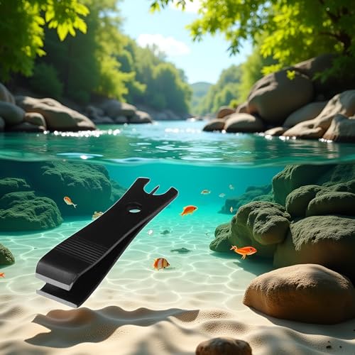 Black Mini Fishing Scissors Sea Wire Line Cutter Clip Stainless Steel Nipper Fishing Tools Fishing Line Cutter Wire Line Cut Fish Tackle Lure Hook Line Remover Pliers Stainless Scissors Tools