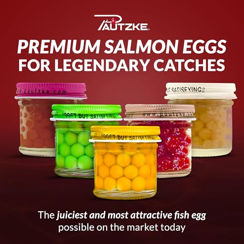 Pautzke Balls O' Fire Salmon Eggs Bait - Real Salmon Eggs for Trout Fishing, Soft Fish Eggs for Salmon Fishing, Can Be Used as Single Egg Salmon Bait or Salmon Egg Sacks - color: 3-Premium