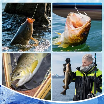 UCEC Circle Fishing Hooks Octopus Hooks Saltwater Freshwater, High Carbon Steel Offset Fishing Octopus Hook Set for Catfish Trout Fishing Size #1 1/02/03/04/05/06/07/08/0 170/ 100PCS - color: 100PCS Size: 1/0 2/0 3/0 4/0 5/0 6/0 7/0