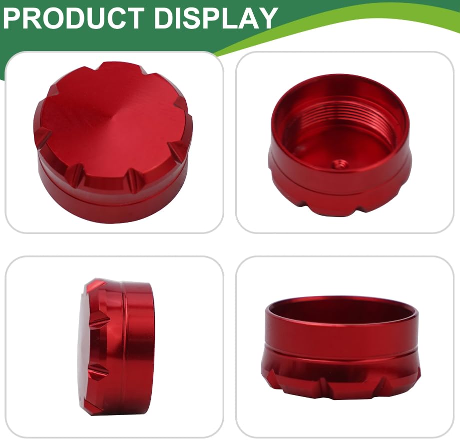 Pack of 1 Replace Parts New Fishing Wheel Mechanical Brake Trim Knob Nut for DAIWA Steez A Spool Tension Mechanical Brake KNOB Fish Accessorie - color: Red 1pcs