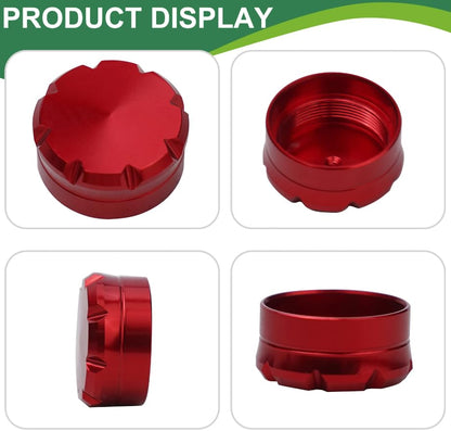 Pack of 1 Replace Parts New Fishing Wheel Mechanical Brake Trim Knob Nut for DAIWA Steez A Spool Tension Mechanical Brake KNOB Fish Accessorie - color: Red 1pcs