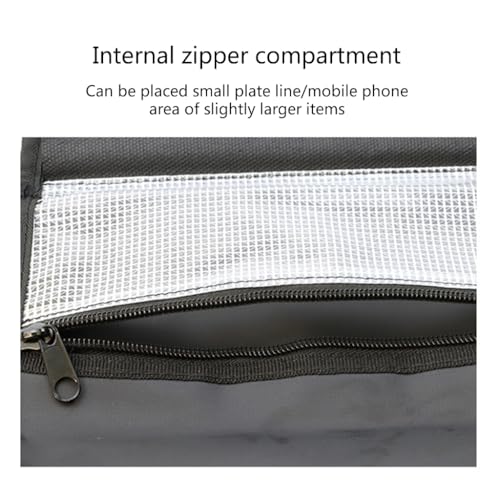 Froiny Fishing Soft Lure Storage Bag Waterproof Fishing Baits Binder Fly Fishing Leader Tackle Wallet Bag with Carabiner