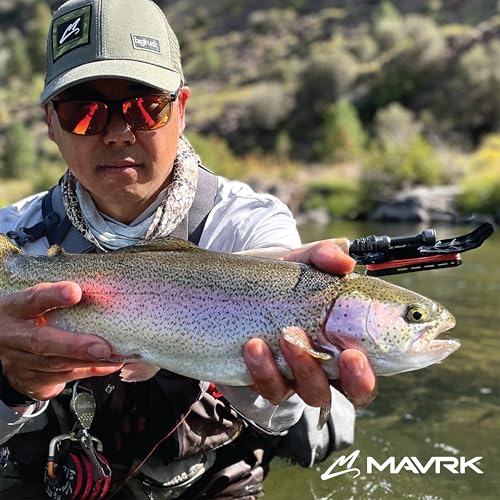 MAVRK USA Fly Fishing Reel | Large Arbor Closed Cage & Micro Reels | Euro Nymph & Floating Line | Ultra Lightweight, High Capacity, CNC Machined, Smooth Drag System - style: Stinger Euro Nymph