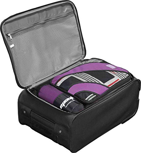 EPAuto 2-Pack Microfiber Quick Dry Travel Towel Set, Purple | Lightweight, Super Absorbent, Compact, 60"x30" & 24"x15", for Gym/Camping/Beach/Yoga/Backpacking - color: Purple