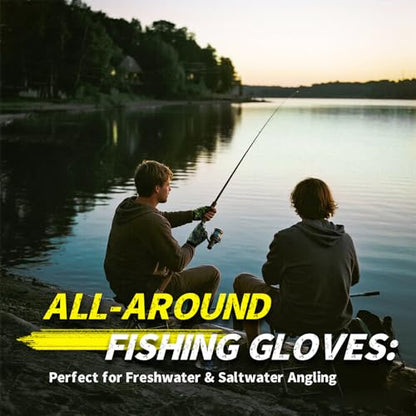 Stubby Fingerless Fishing Gloves Men - Lightweight Breathable Anti-Slip Kayak Gloves Women for Kayaking, Sailing,Paddling,Rowing - color: Camouflage green, size: Small-Medium