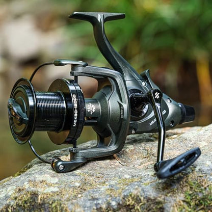 Sougayilang Saltwater Spinning Reels 10000 Series Carp Fishing Reels, CNC Aluminum Spool Fishing Reels for Saltwater Freshwater - color: ME430-12000