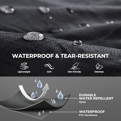Calamus WaveWalker Fishing Waders for Men & Women, 100% Waterproof PVC Waders with Slip-Resistant Boots, Tear-Resistant Nylon - color: Black, size: 11